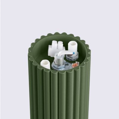 Plafon ryflowany HALO IP44 zielony oliwkowy SL.1723 Sollux (SL.1723)